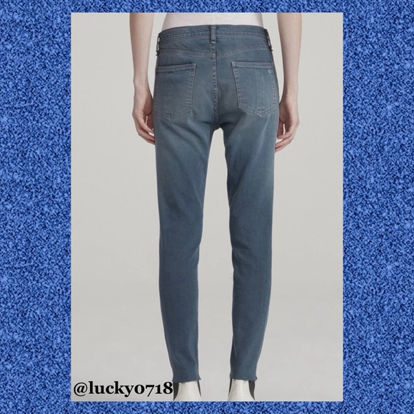Rag & Bone High Rise Cropped Ankle Skinny in Alec Sz 27 - Picture 4 of 11